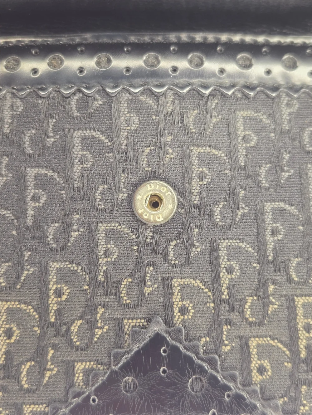 Christian Dior Black Dior Oblique Jacquard with COA
